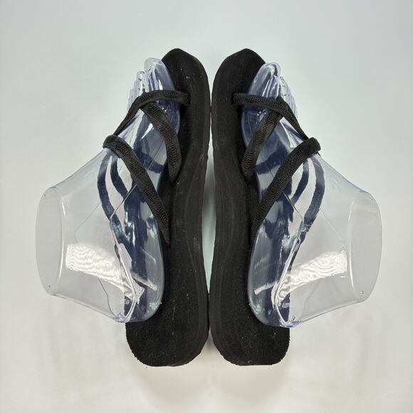 Teva Olowahu Black Thong Sandals Slip On Comfort Flip Flops 6840 Women’s Size 9 - Picture 7 of 9